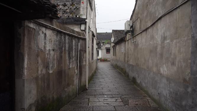 浙江绍兴书圣故里江南水乡风景视频