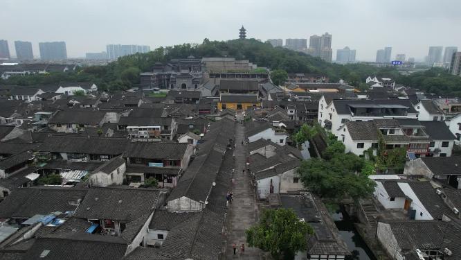 浙江绍兴书圣故里江南水乡风景视频