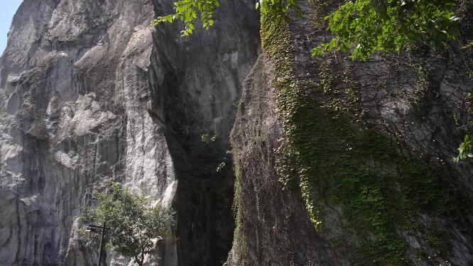 浙江绍兴柯岩景区蚕花洞景点视频