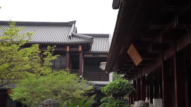 杭州拱墅区香积寺禅院实拍视频