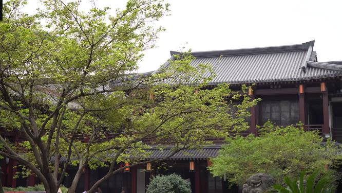 杭州拱墅区香积寺禅院实拍视频
