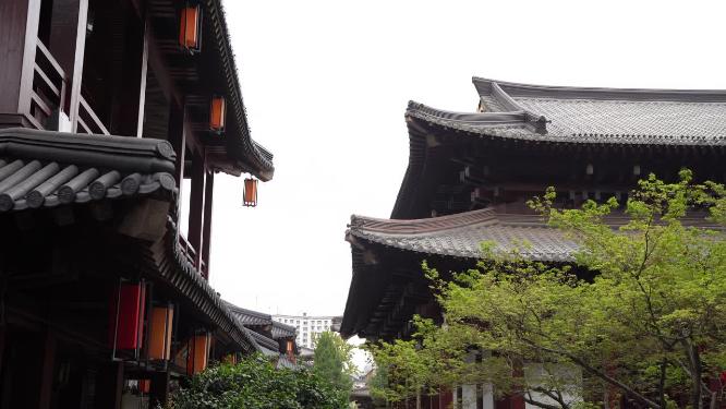 杭州拱墅区香积寺禅院实拍视频