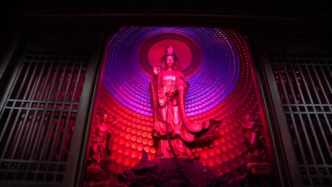 杭州拱墅区香积寺禅院实拍视频