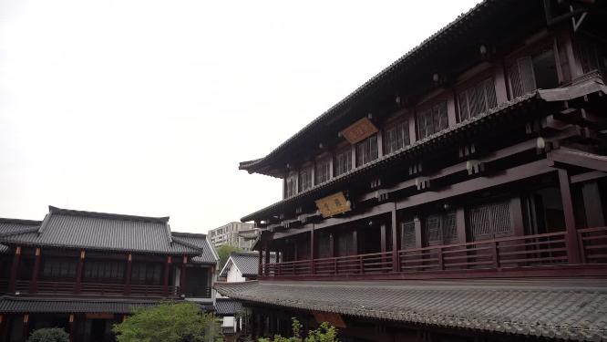杭州拱墅区香积寺禅院实拍视频