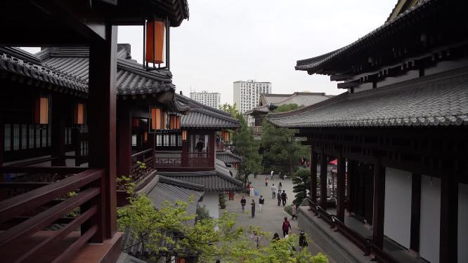 杭州拱墅区香积寺禅院实拍视频
