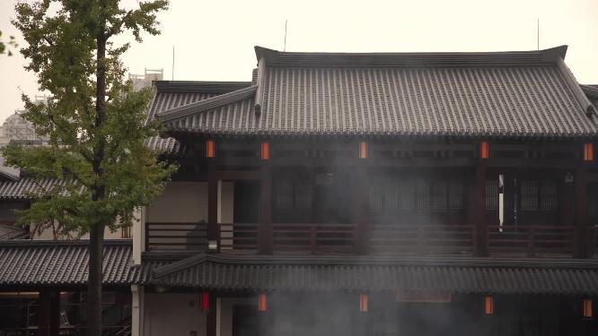 杭州拱墅区香积寺禅院实拍视频