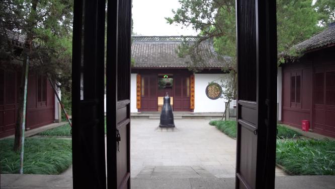 杭州三台山于忠肃公祠于谦祠视频素材