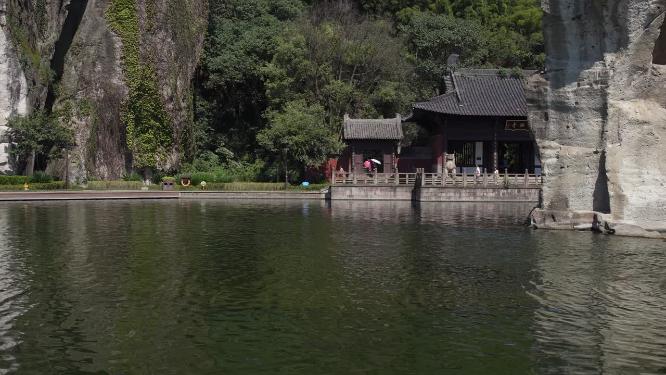 浙江绍兴柯岩景区天工大佛景点视频