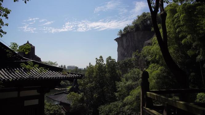 浙江绍兴柯岩景区普照寺景点视频