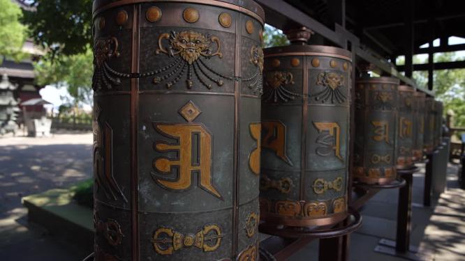 浙江绍兴柯岩景区普照寺景点视频