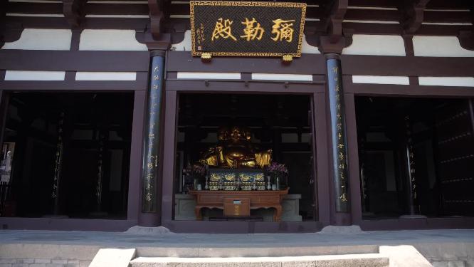 浙江绍兴柯岩景区普照寺景点视频