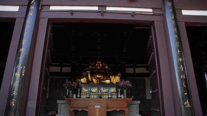 浙江绍兴柯岩景区普照寺景点视频