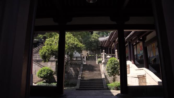 浙江绍兴柯岩景区普照寺景点视频