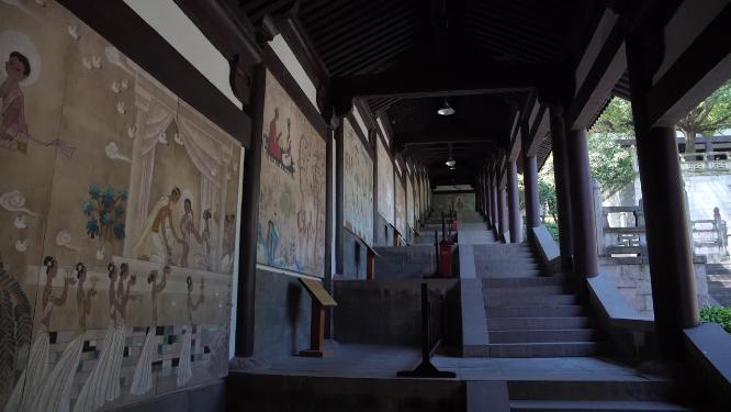 浙江绍兴柯岩景区普照寺景点视频