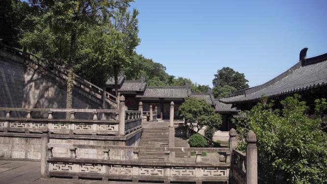 浙江绍兴柯岩景区普照寺景点视频