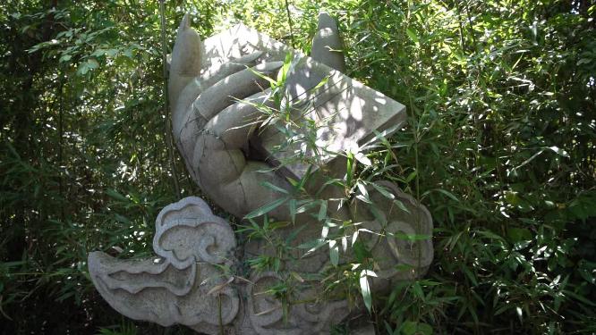 浙江绍兴柯岩景区手印山景点视频