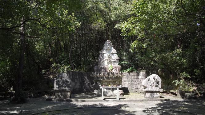 浙江绍兴柯岩景区手印山景点视频