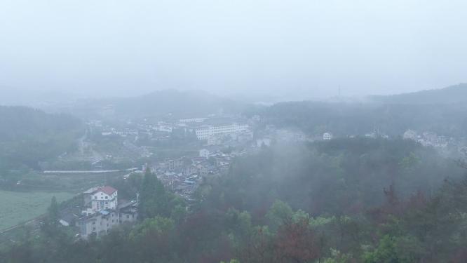 浙江天台山国清寺航拍视频