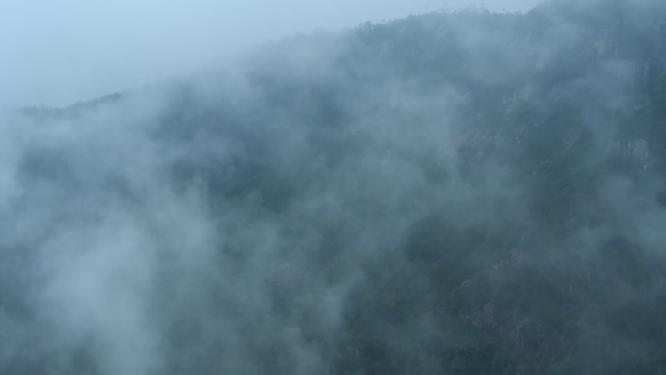 浙江天台山赤城山航拍视频