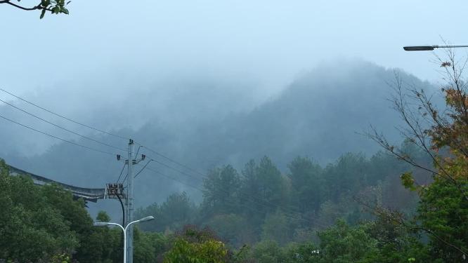 仙气十足浙江天台山视频素材
