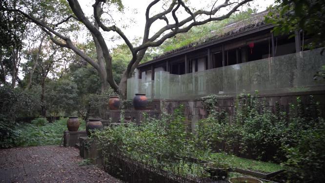 杭州西湖宝石山宝云寺视频素材