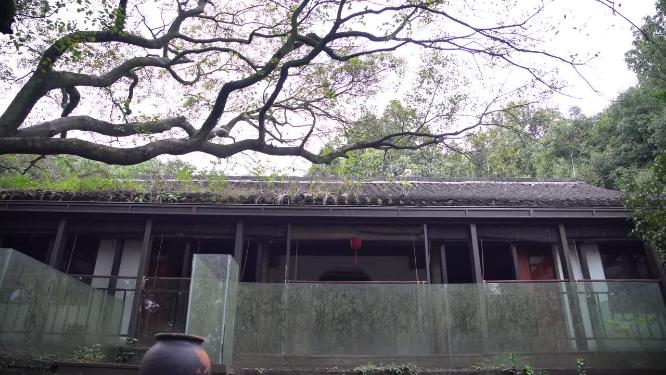 杭州西湖宝石山宝云寺视频素材