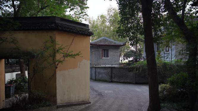 杭州西湖宝石山隐庐视频素材