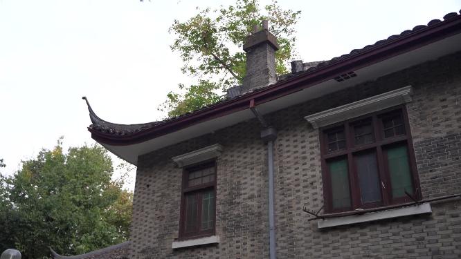 杭州西湖宝石山隐庐视频素材