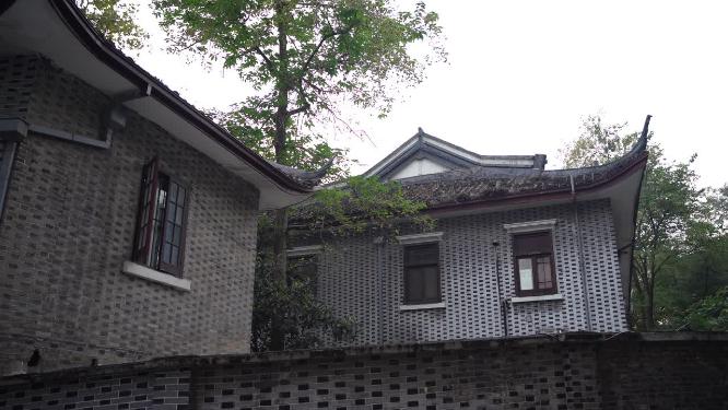 杭州西湖宝石山隐庐视频素材