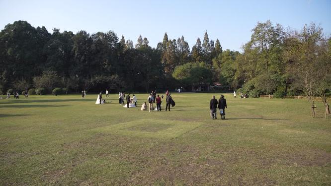 杭州西湖太子湾公园风景视频素材