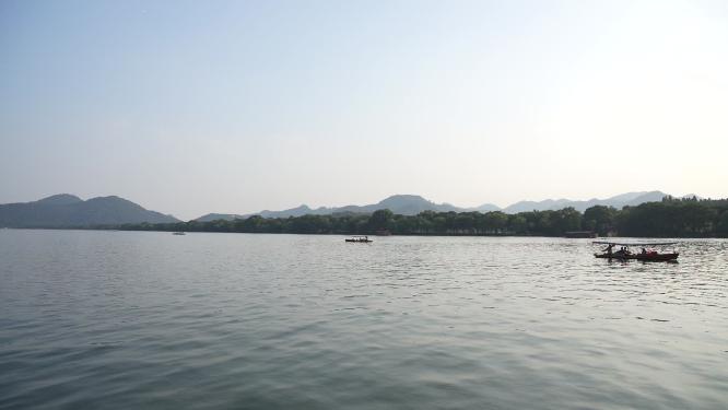 杭州西湖孤山午后视频素材