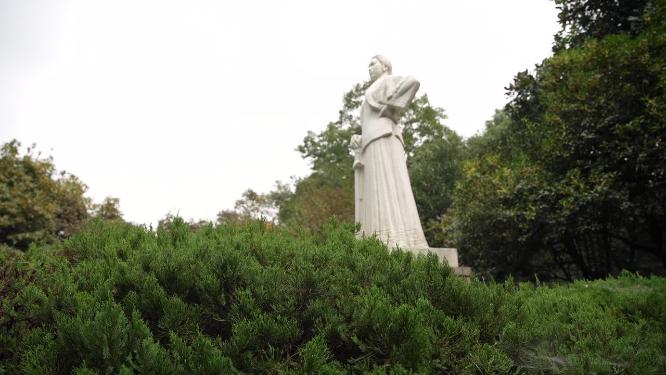 杭州西湖秋瑾墓景点视频素材