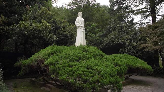 杭州西湖秋瑾墓景点视频素材
