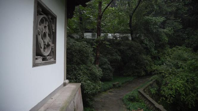 杭州西湖虎跑公园李叔同弘一法师纪念馆