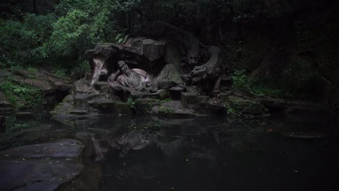 杭州西湖虎跑公园视频素材