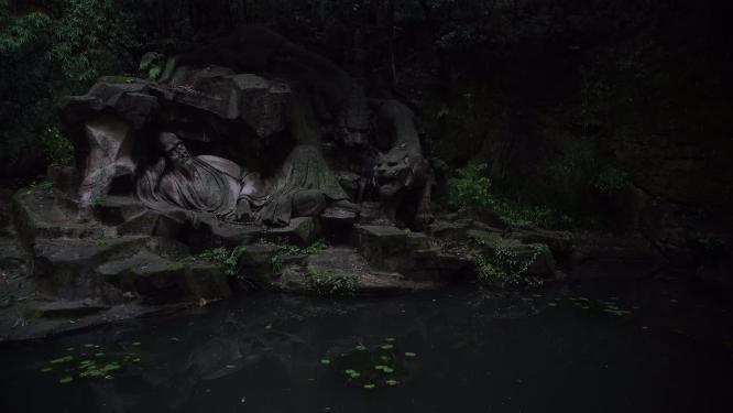 杭州西湖虎跑公园视频素材