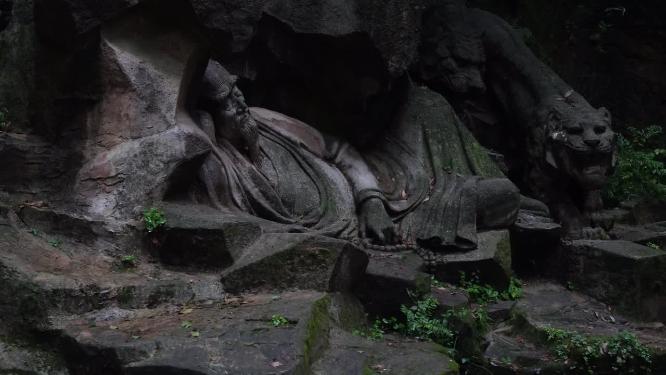 杭州西湖虎跑公园视频素材