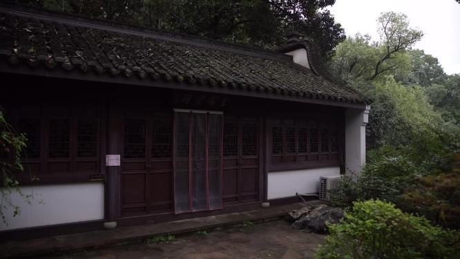 杭州西湖虎跑公园观音殿视频素材