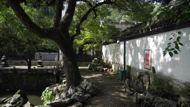 杭州西湖文澜阁景区实拍视频