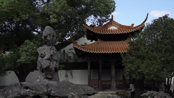 杭州西湖文澜阁景区实拍视频