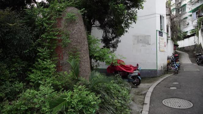 杭州吴山景区白马庙巷视频素材