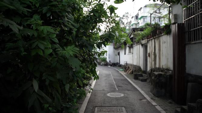 杭州吴山景区白马庙巷视频素材