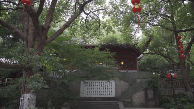 杭州吴山城隍阁景区周新词实拍视频素材