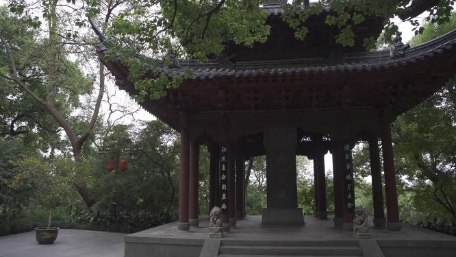 杭州吴山城隍阁景区实拍视频素材