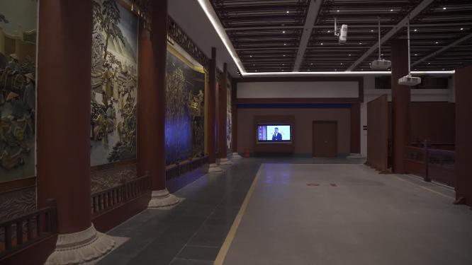 杭州吴山城隍阁景区实拍视频素材