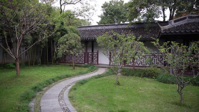 杭州西湖文澜阁景区实拍视频