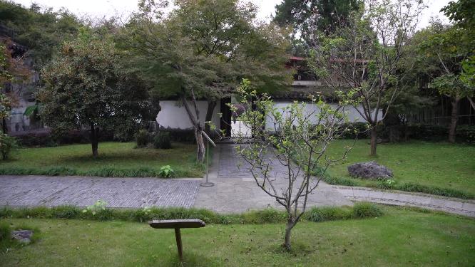 杭州西湖文澜阁景区实拍视频