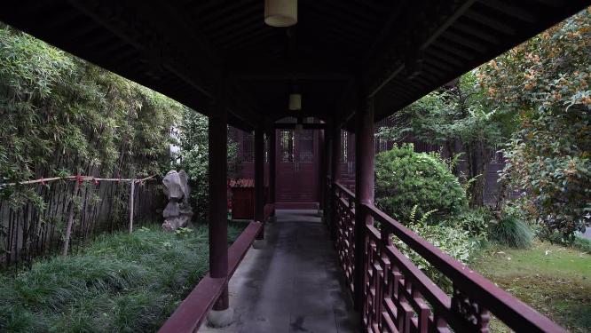 杭州西湖文澜阁景区实拍视频