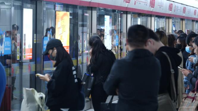 杭州西湖西湖银泰商业街夜景视频素材