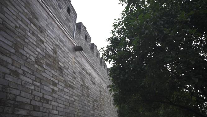 杭州拱墅区古城墙陈列馆景点视频素材